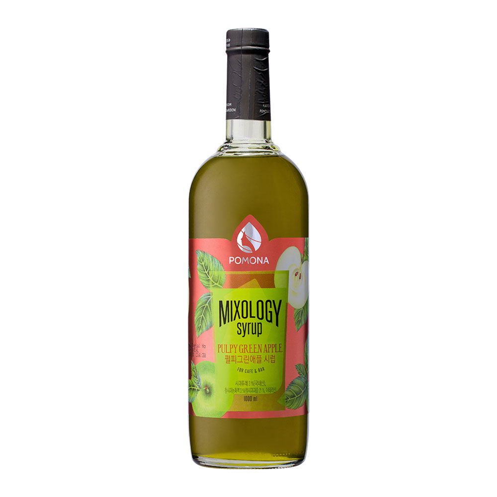 Siro Pomona Táo Xanh 1000ml - Pomona Pulpy Green Apple Syrup