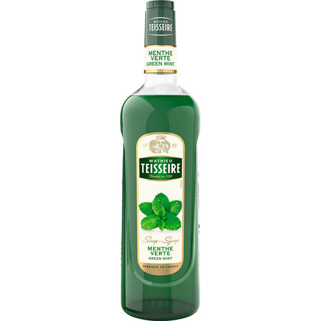 Siro Teisseire Bạc Hà Xanh 700ml - Teisseire Green Mint Syrup