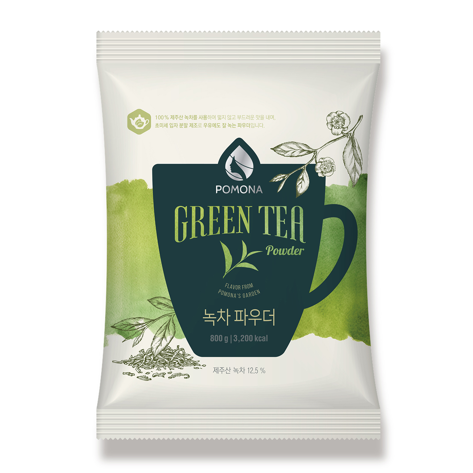 Green Tea Powder (12.4%) 800g - Bột Trà Xanh (Hàng Order)
