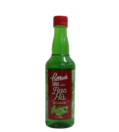 Siro Lamode Hương Bạc Hà 500ml - Lamode Mint Flavor Syrup 500ml