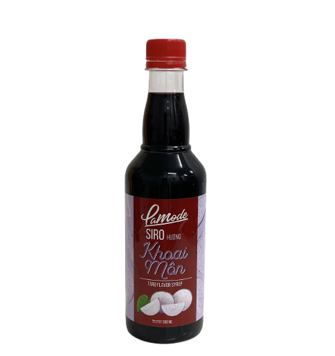 Siro Lamode Hương Khoai Môn 500ml - Lamode Taro Flavor Syrup 500ml