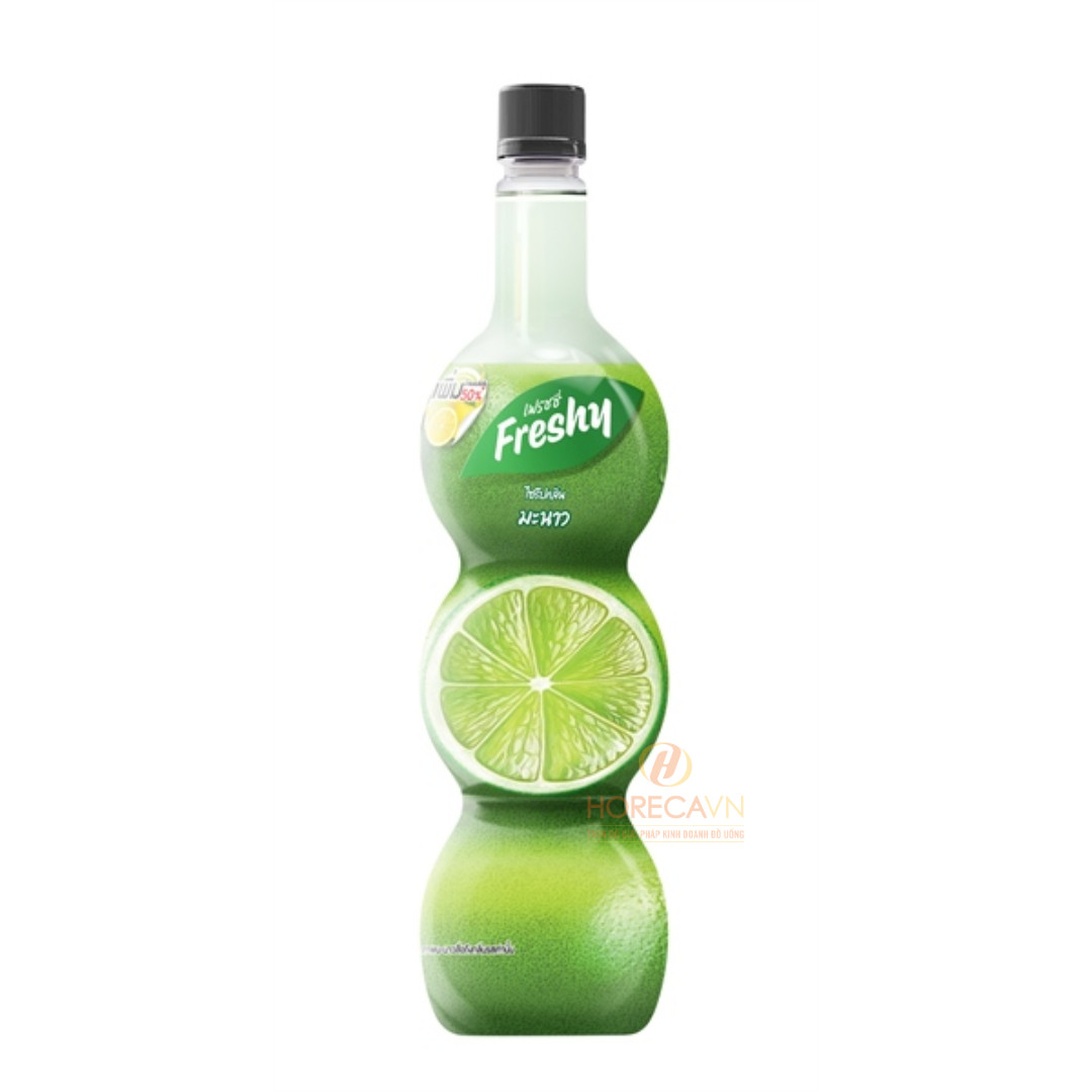 Freshy Lime Flavoured Syrup 710ml - Siro Chanh Xanh