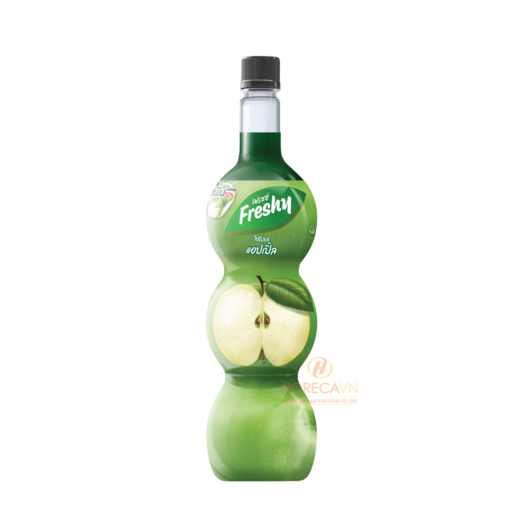 Freshy Apple Juice Concentrate Syrup 710ml - Siro Táo Xanh