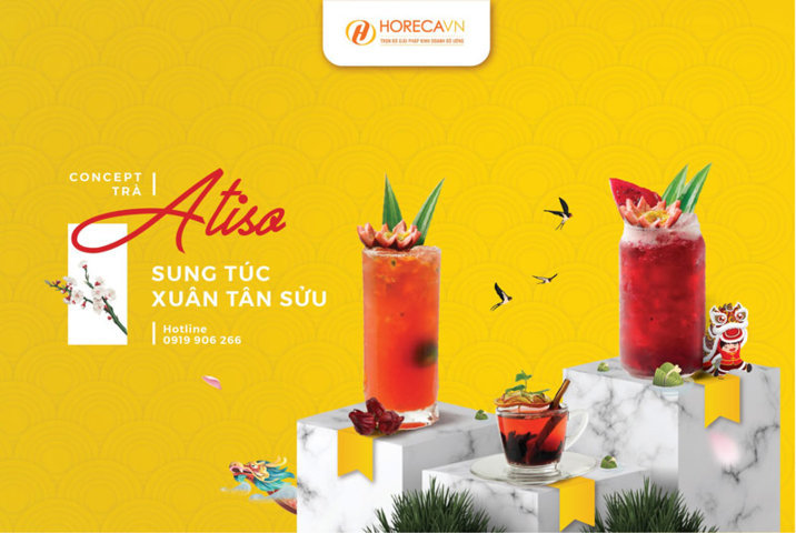 Concept Trà Atiso Tết Sung Túc