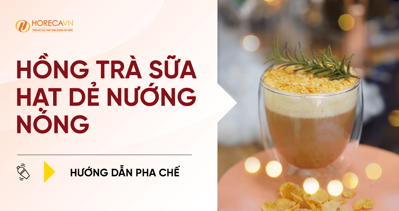 Hồng trà sữa hạt dẻ nướng