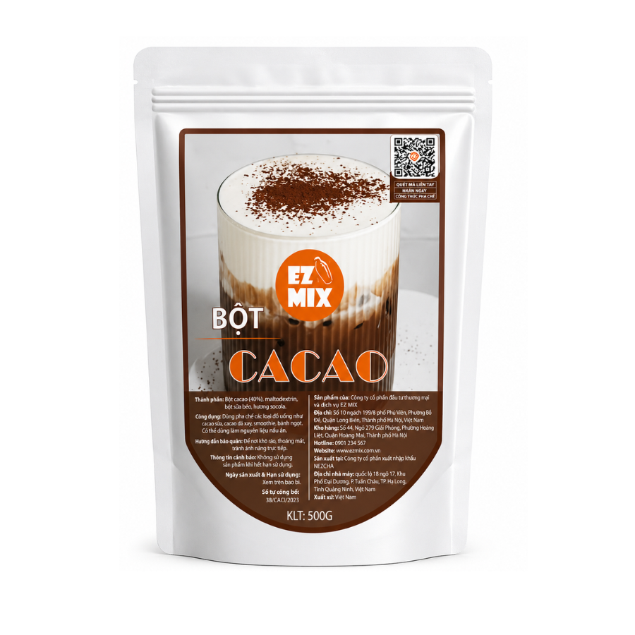Bột Cacao EZMIX 500g