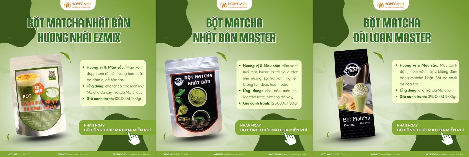 Bí Quyết Chọn Bột Matcha Nhật Bản & Matcha Đài Loan Hương Vị Hấp Dẫn, Màu Sắc Đẹp Mắt