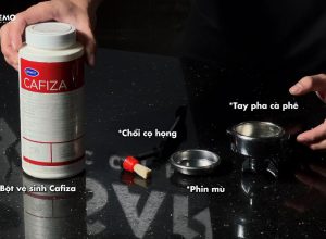 vệ sinh máy pha cà phê