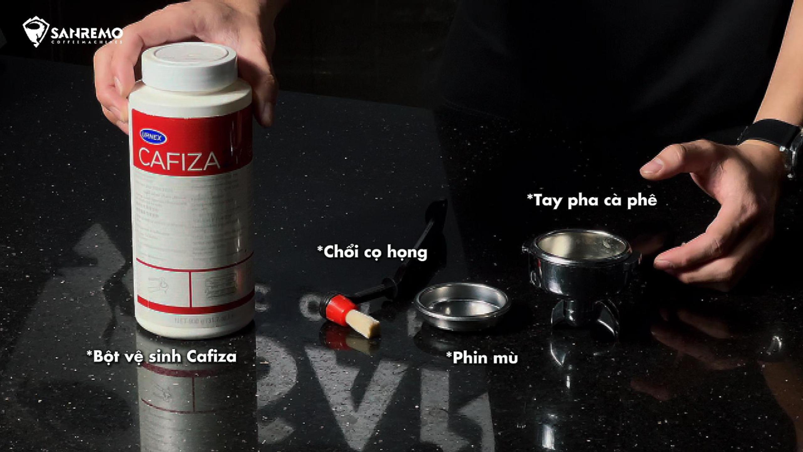 vệ sinh máy pha cà phê