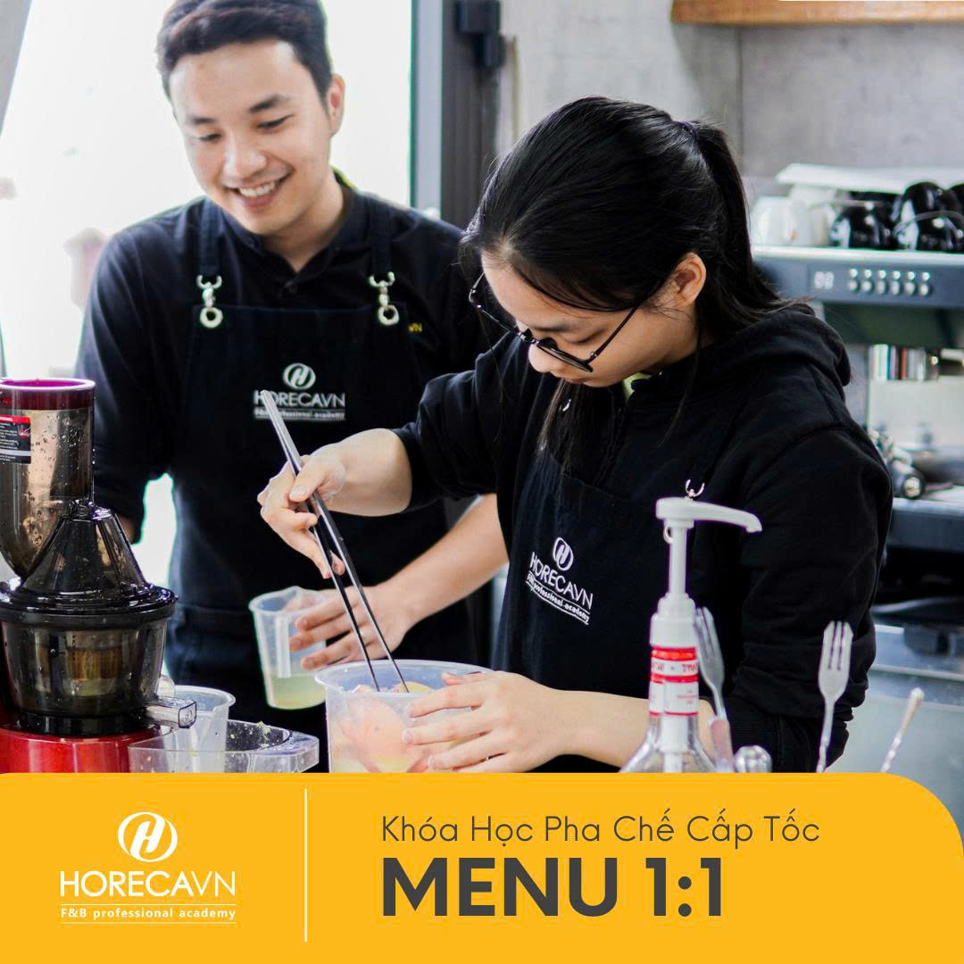 Khóa Học Pha Chế Cấp Tốc Menu 1:1