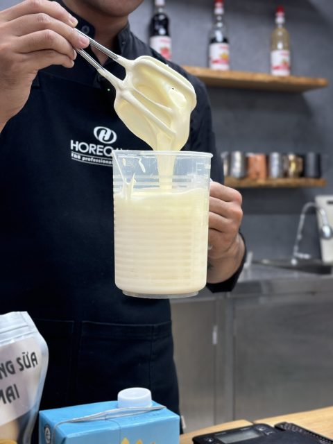 Thành phẩm kem phô mai dẻo