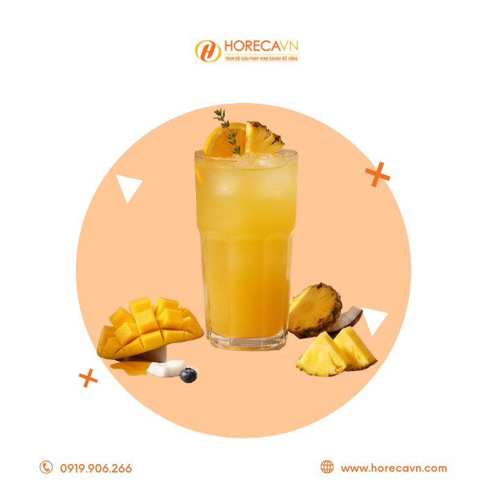 Trà xoài dứa dừa