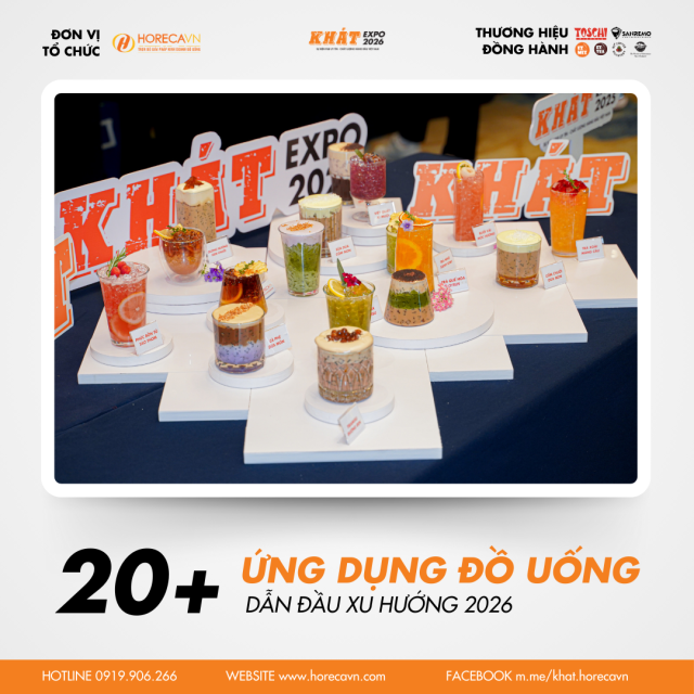 KHÁT EXPO 2026 - SỰ KIỆN F&B UY TÍN - CHẤT LƯỢNG HÀNG ĐẦU VIỆT NAM