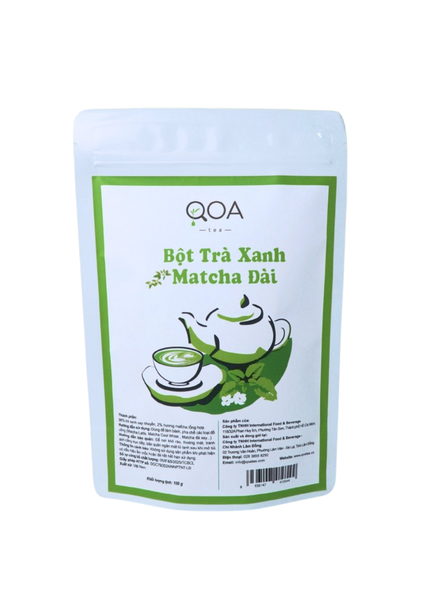 Bột Trà Xanh Matcha Đài QOA