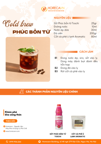 Cold brew phúc bồn tử
