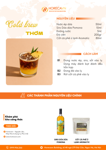 Cold brew thơm