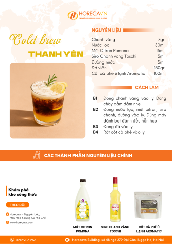 Cold brew thanh yên