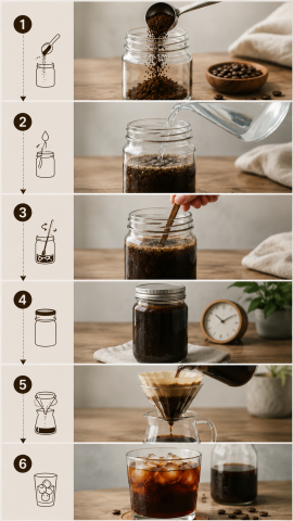 Ủ cold brew truyền thống