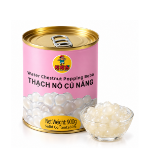 Thạch Nổ Củ Năng Trắng Lermao 900g